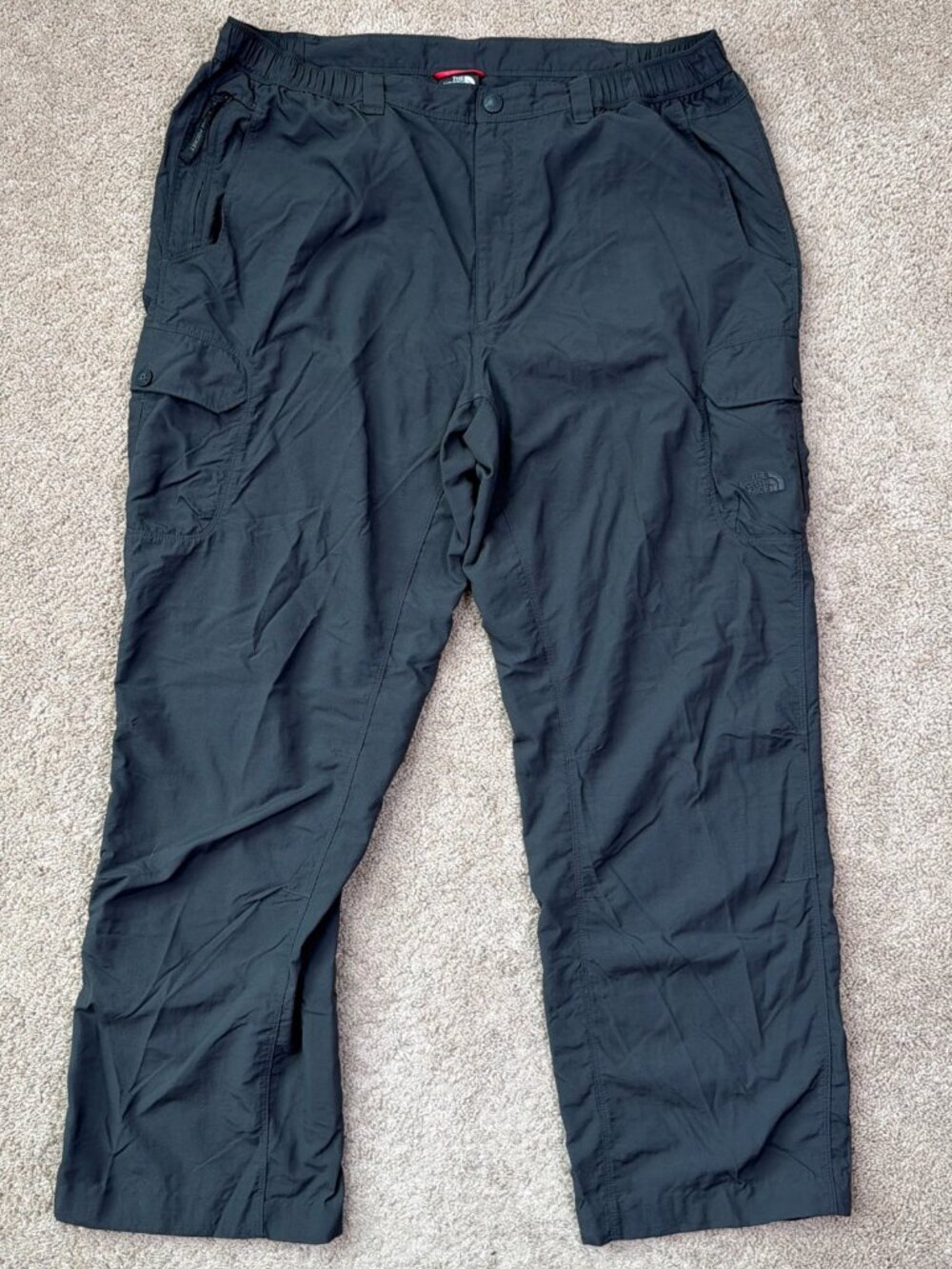 The North Face Pants Mens XL Gray Ripstop Nylon Hiking Outdoor Cargo Camping